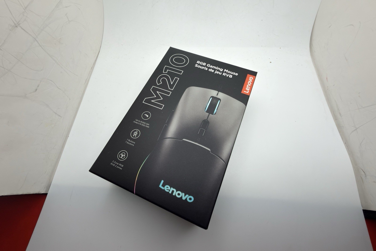 Lenovo RGB Gaming Mouse | M210 | 8000 DPI | 7 Buttons | Fast Ship