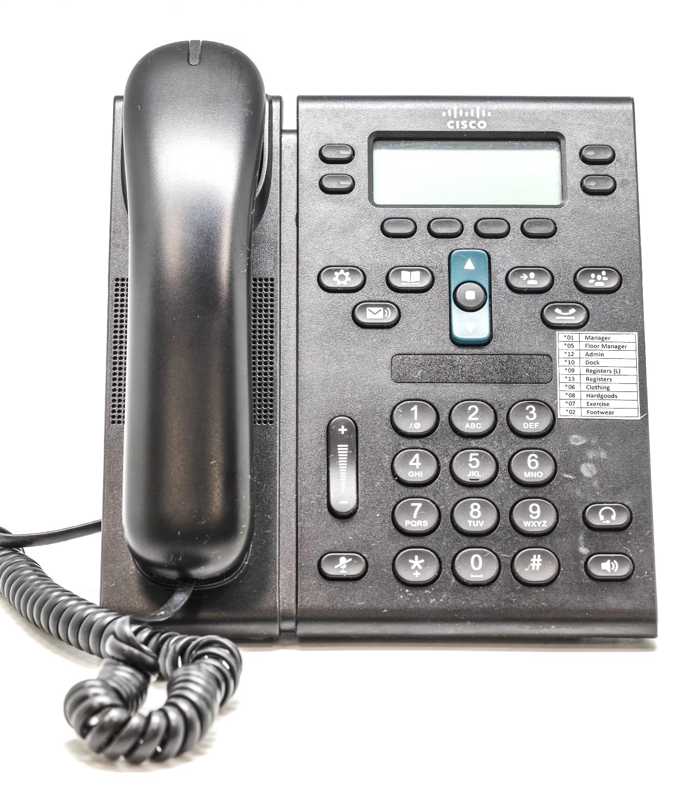 Cisco CP-6945-C-K9= Unified IP Handset Business Phone Work Network Telephone