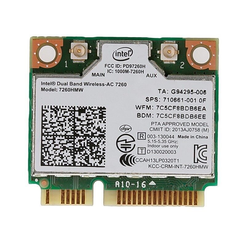 710661-001 Wireless Network For HP EliteBook 820 840 850 860 ZBOOK 14 15 17 USA
