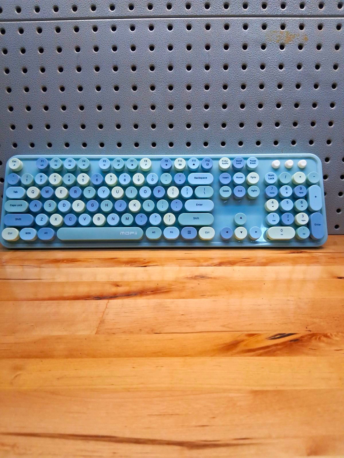 MOFii Sweet Wireless Keyboard Mouse Combo QWERTY English No Mouse Used