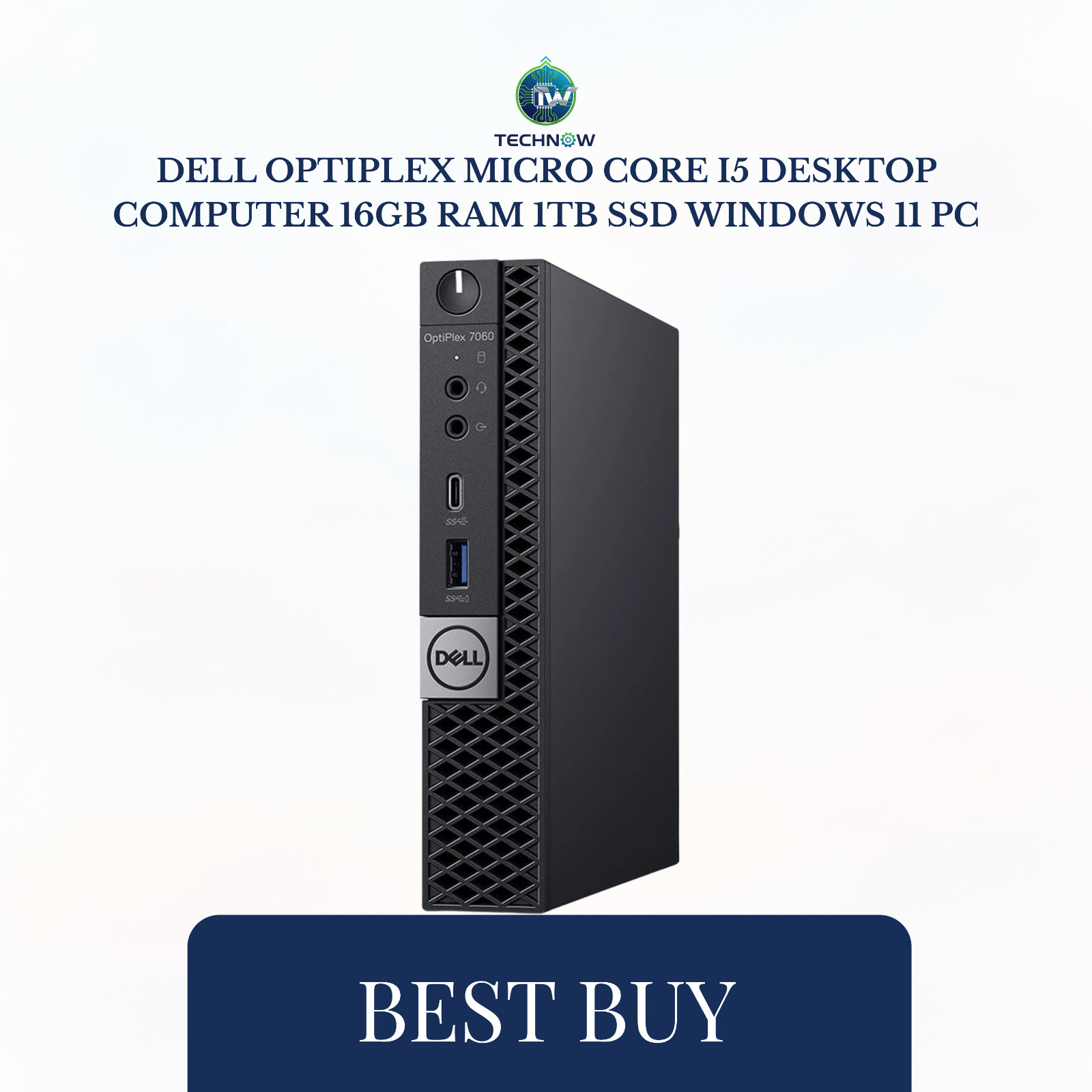 Dell OptiPlex  Micro Core i5 Desktop Computer 16GB RAM 1TB SSD Windows 11 PC