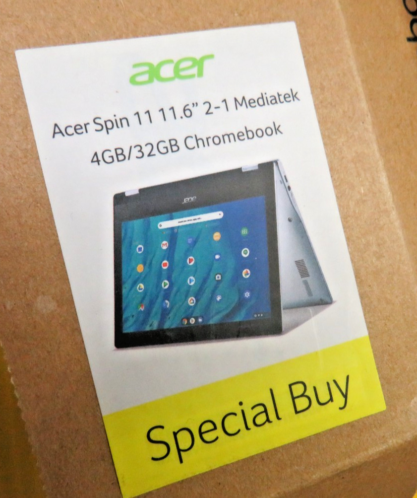 Acer Chromebook Spin 311 CP311-3H-K3WL 11.6" 32GB - Brand new Open box laptop