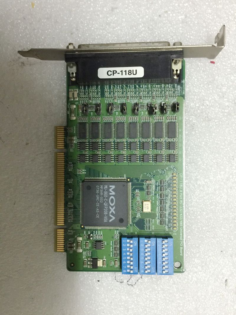 **USED MOXA CP-118U RS232/422/485 via DHL or Fedex fast shipping