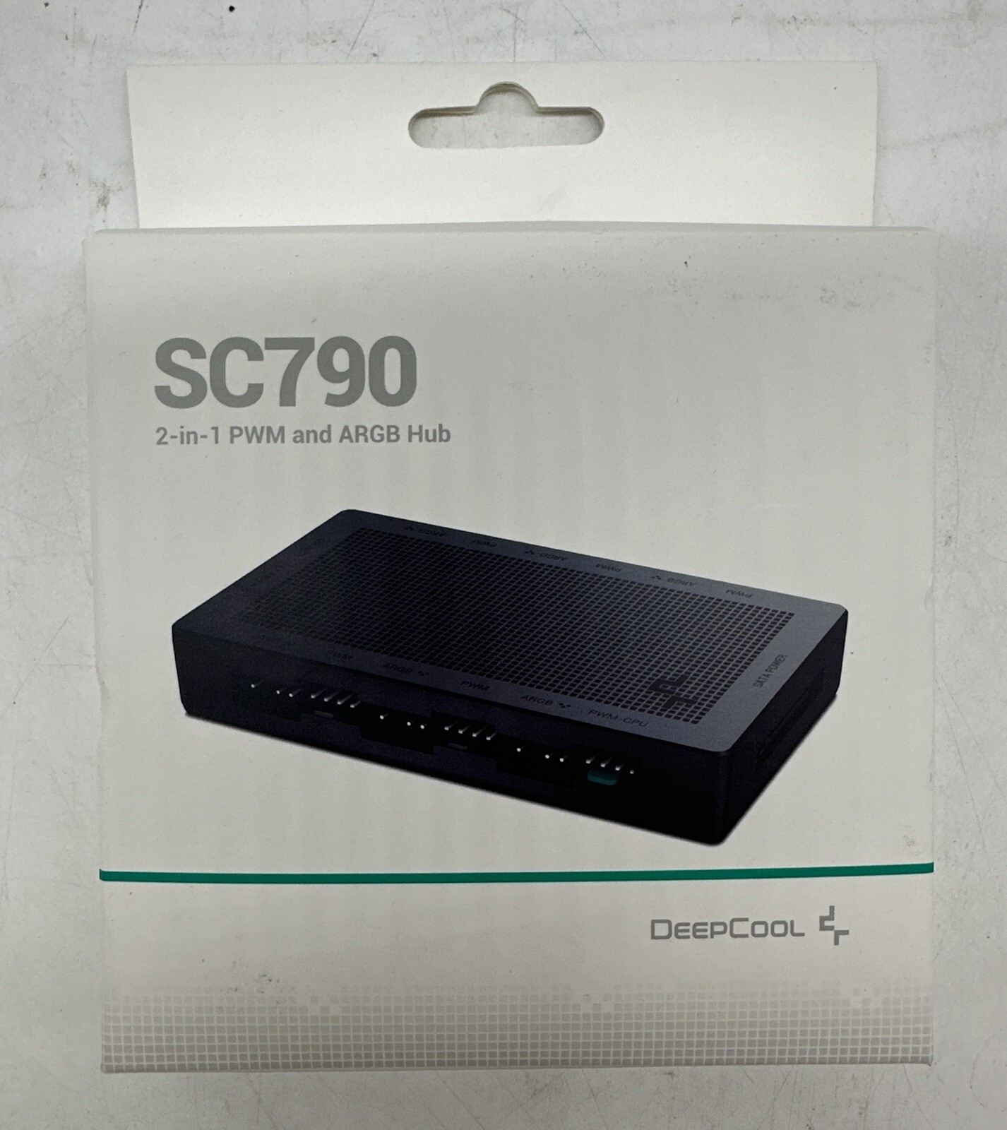 DeepCool SC790 ARGB Hub 2in1 4-PIN PWM & ARGB Fan Hub 6-Port 5v-3pin Aura SYNC