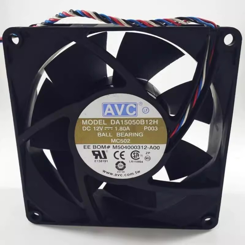AVC DA15050B12H 12V 1.80A 15050 15CM PWM Dual Ball Cooling Fan