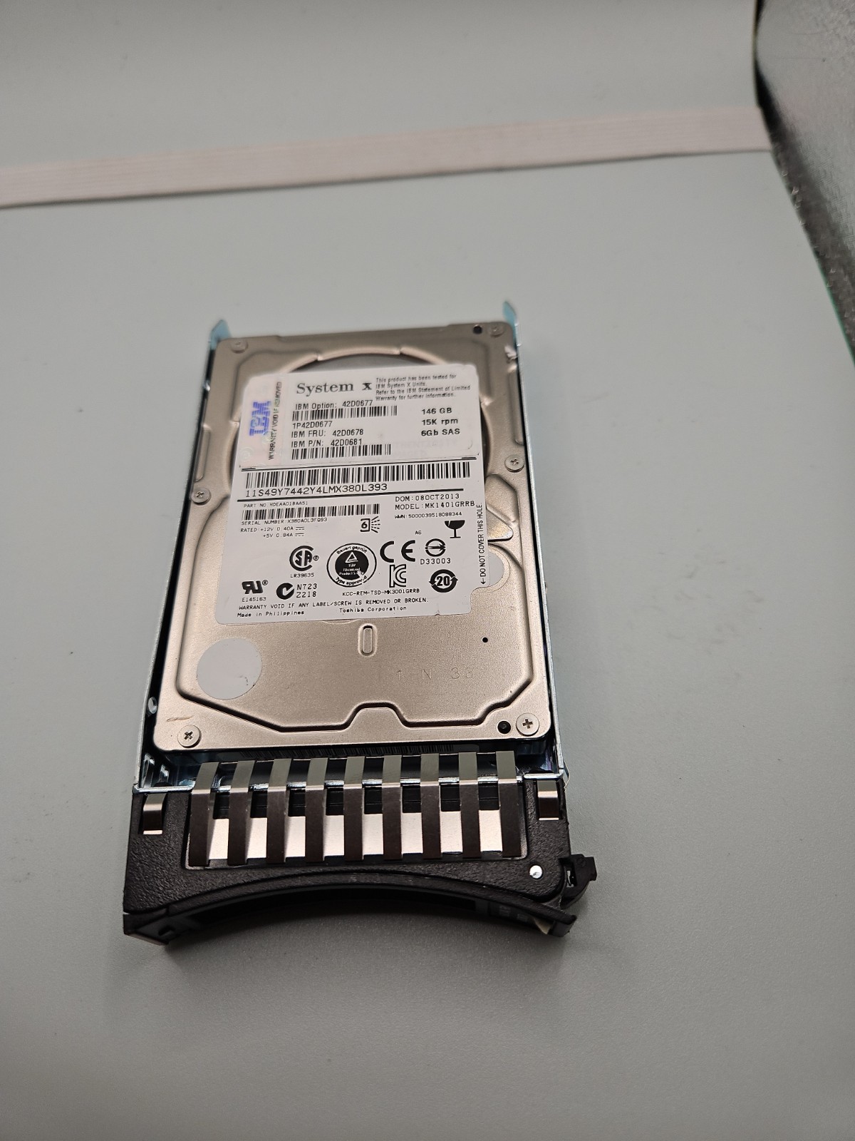 42D0678 42D0677 42D0681 IBM 146GB 15K SAS 2.5" 6G SFF HS Hard drive