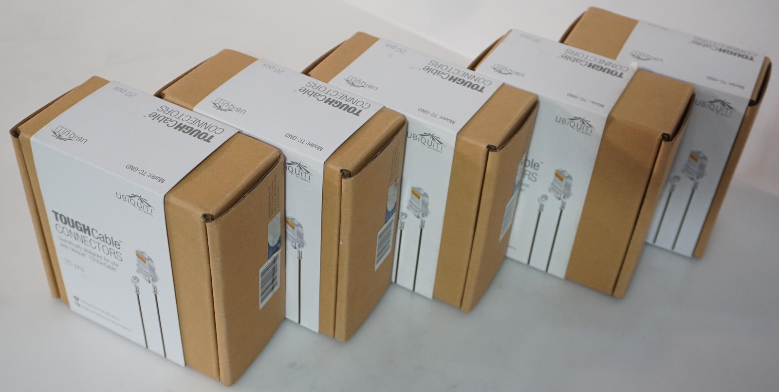 -=LOT 100=-NEW UBIQUITI NETWORKS TOUGH CABLE CONNECTOR GROUND TC-GND TC-GND20PK