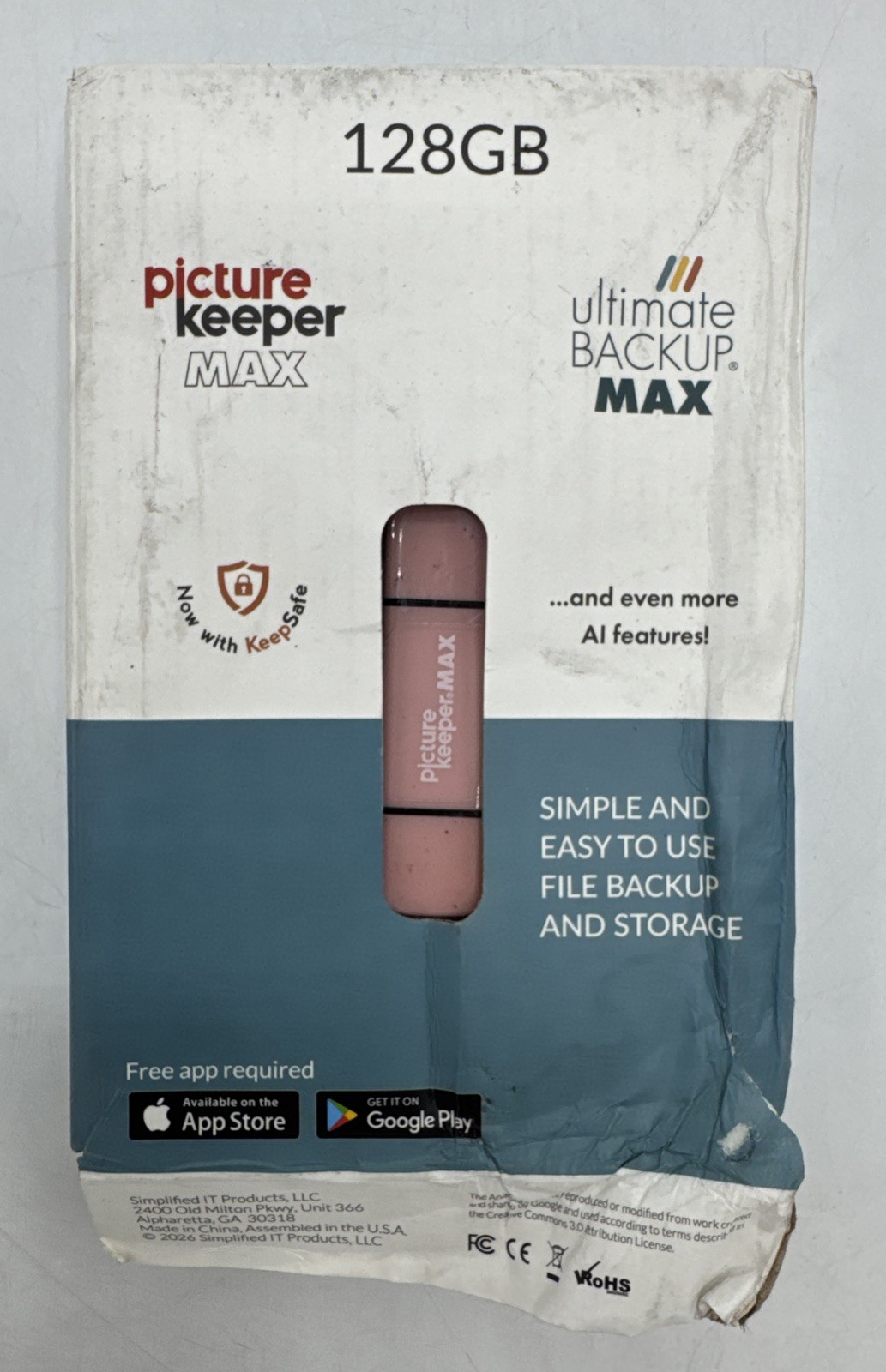 Picture Keeper MAX 128GB Pink Ultimate Backup Max 