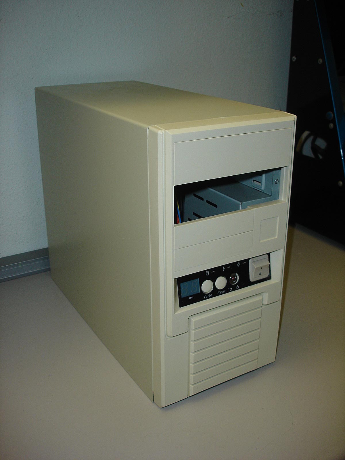 Baby AT Tower Case - New Retro Vintage - With New Original AT Power Supply