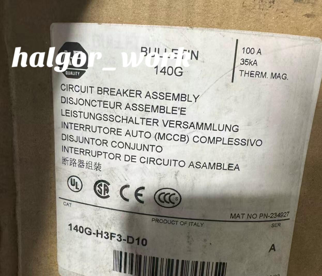 1PCS NEW 140G-H3F3-D10 VIA DHL/UPS #YY