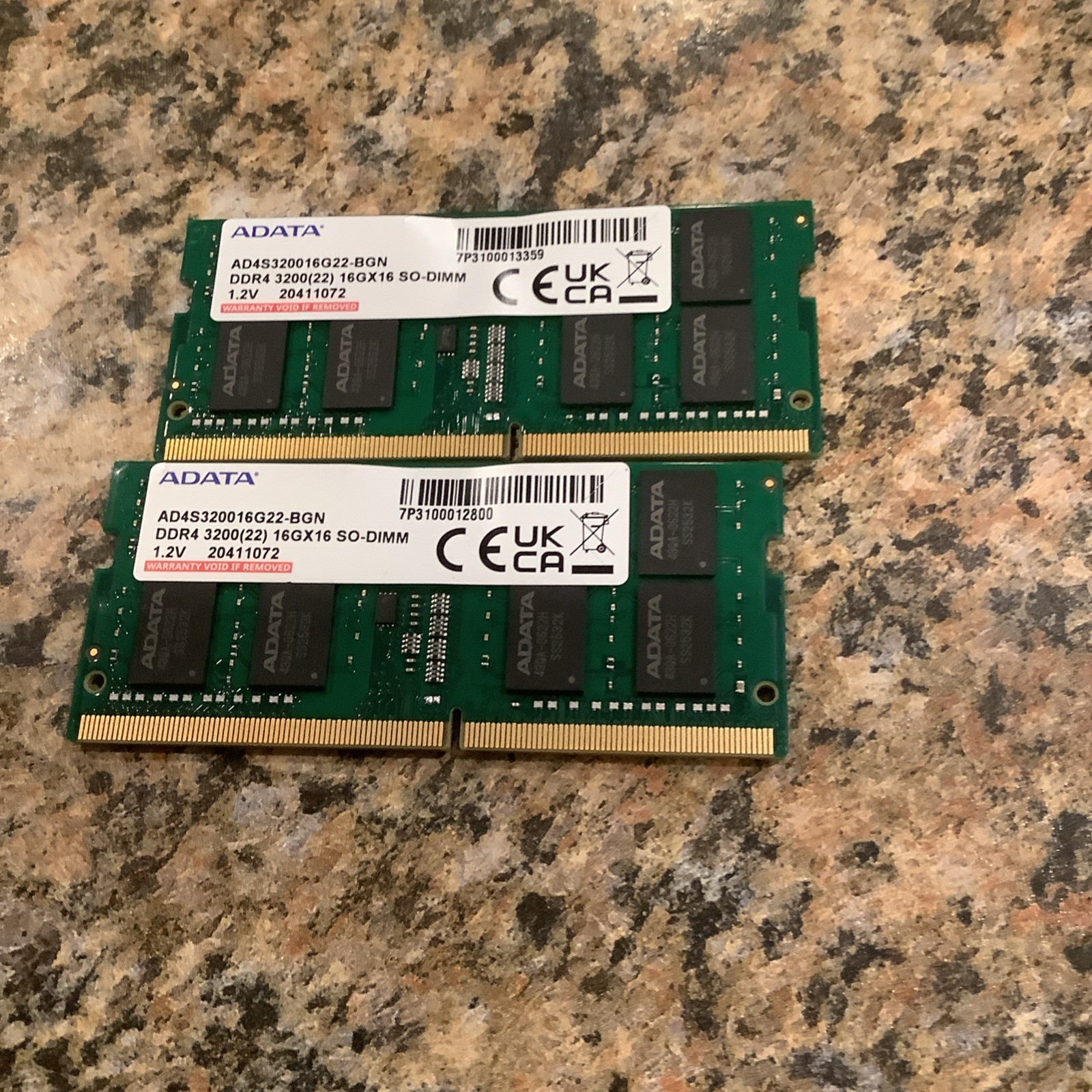 ADATA 32GB (2x16GB) DDR4-3200 PC4-25600 260-Pin SO-DIMM Laptop RAM Memory