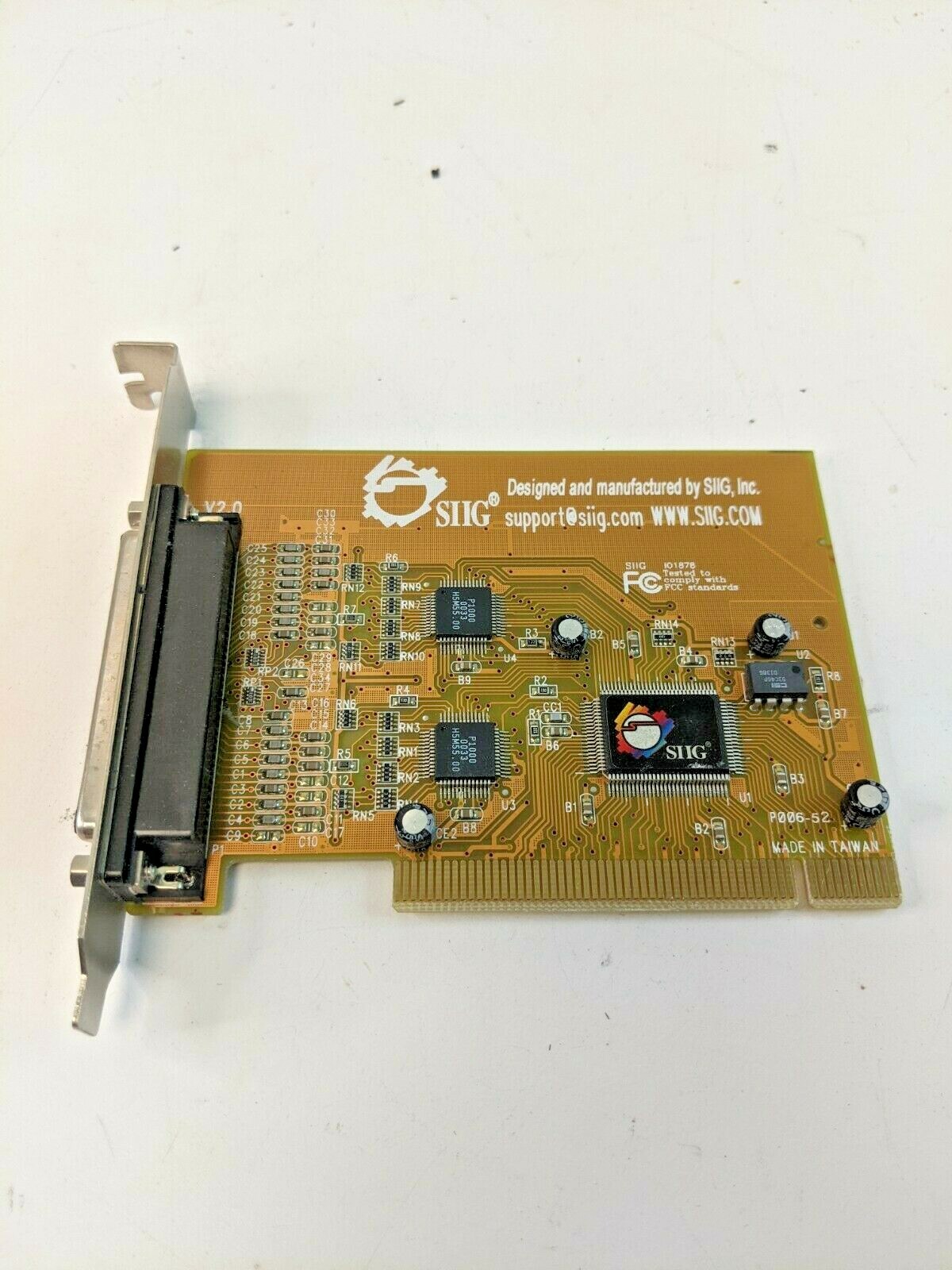 SIIG JJ-P20012 IO1878 V2.0 PARALLEL PCI CARD ADAPTER