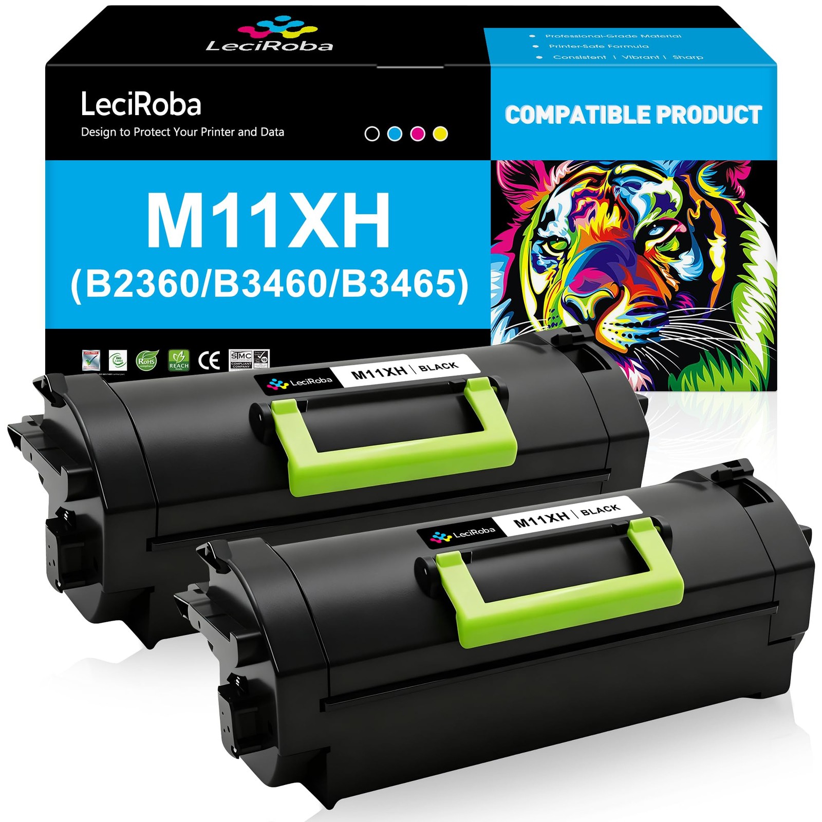 LeciRoba M11XH Compatible Toner Cartridge Replacement for High Yield, Black