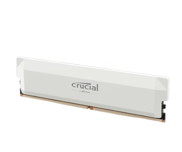Crucial Pro White 16GB DDR5 6400MHz CL32 Desktop RAM XMP EXPO CP16G64C32U5W