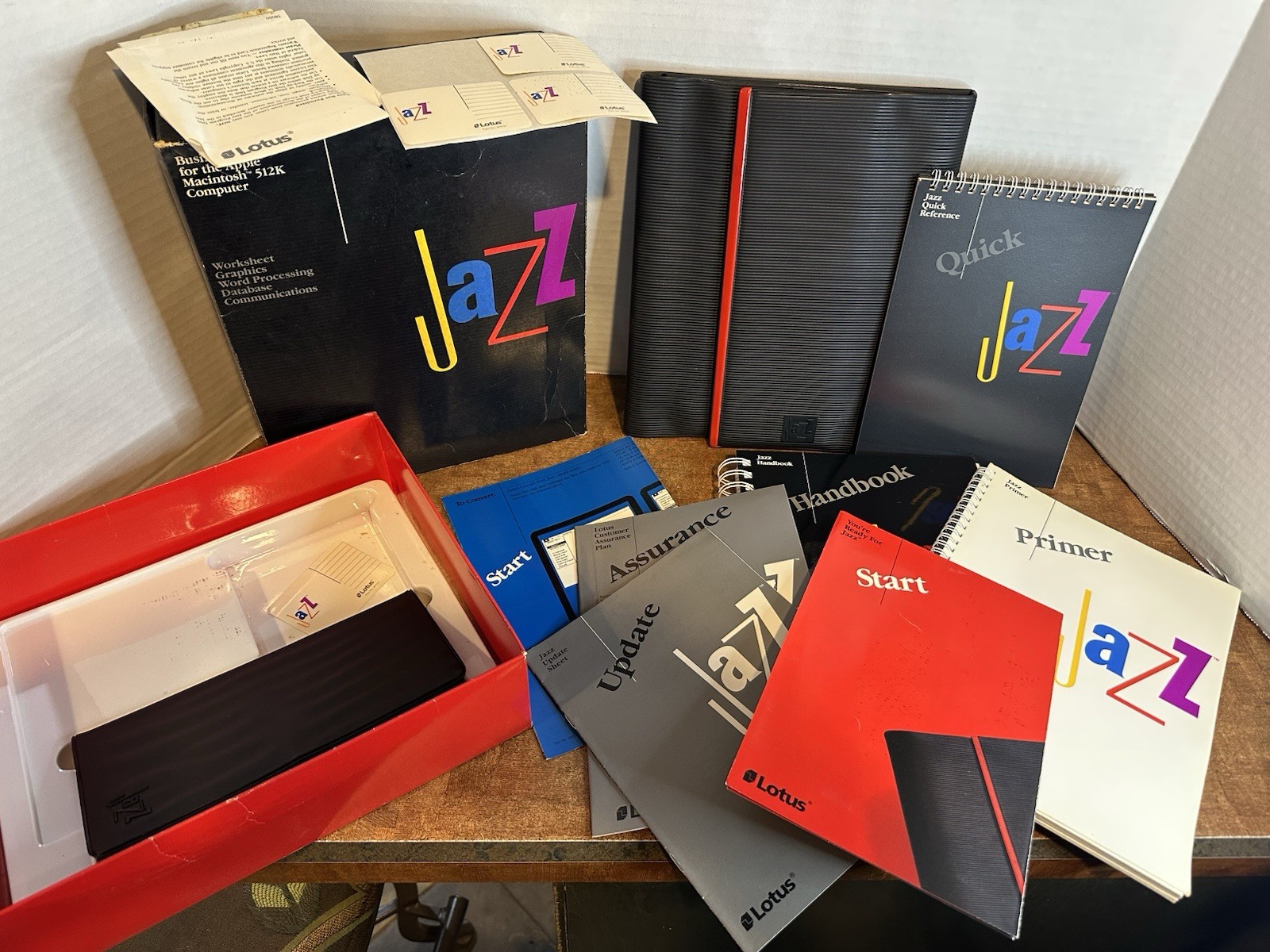 1985 Lotus Jazz Business Software Apple Macintosh 512K Vintage Software