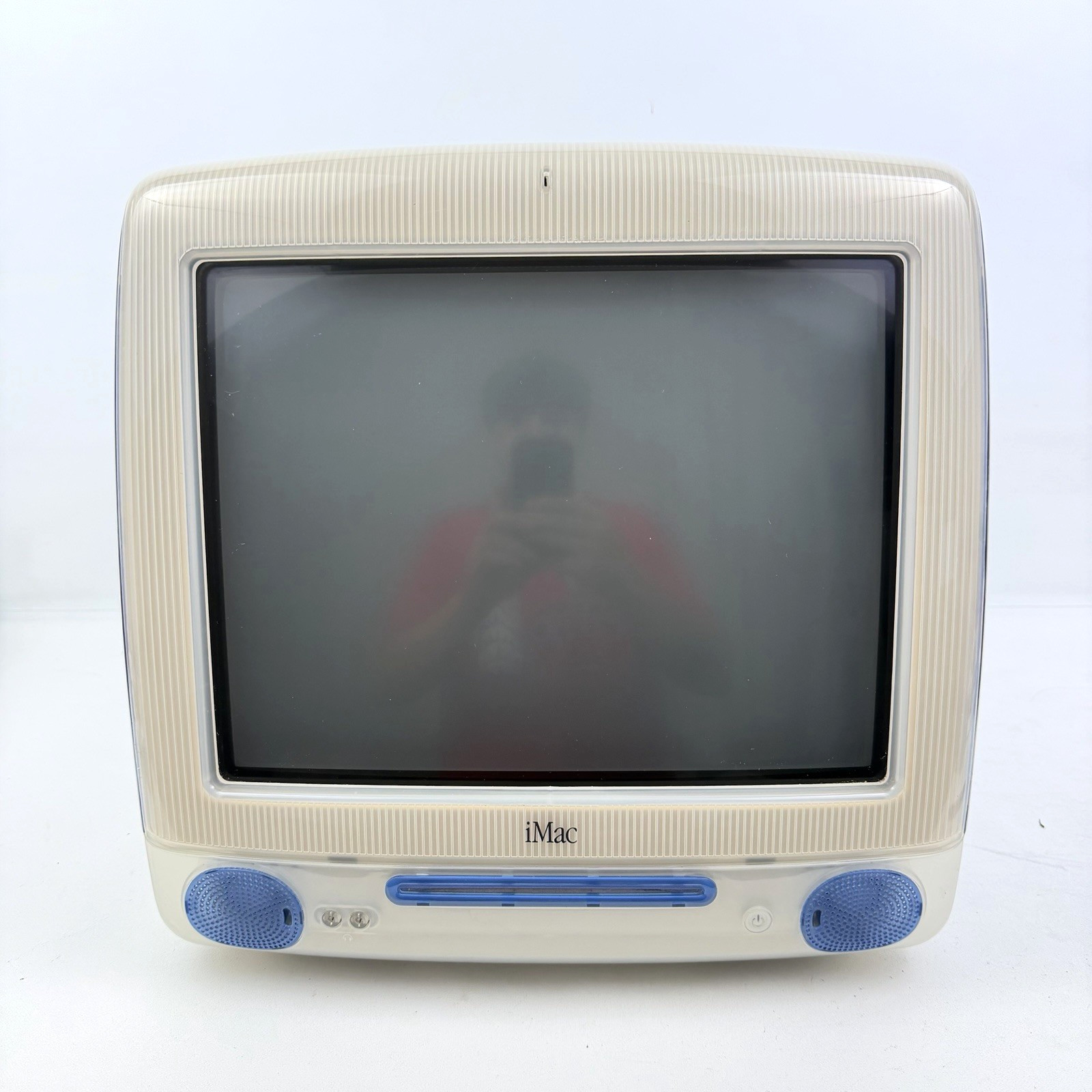 Vintage 2000 Apple iMac G3 Indigo Model M5521 Desktop PC Computer Power Tested