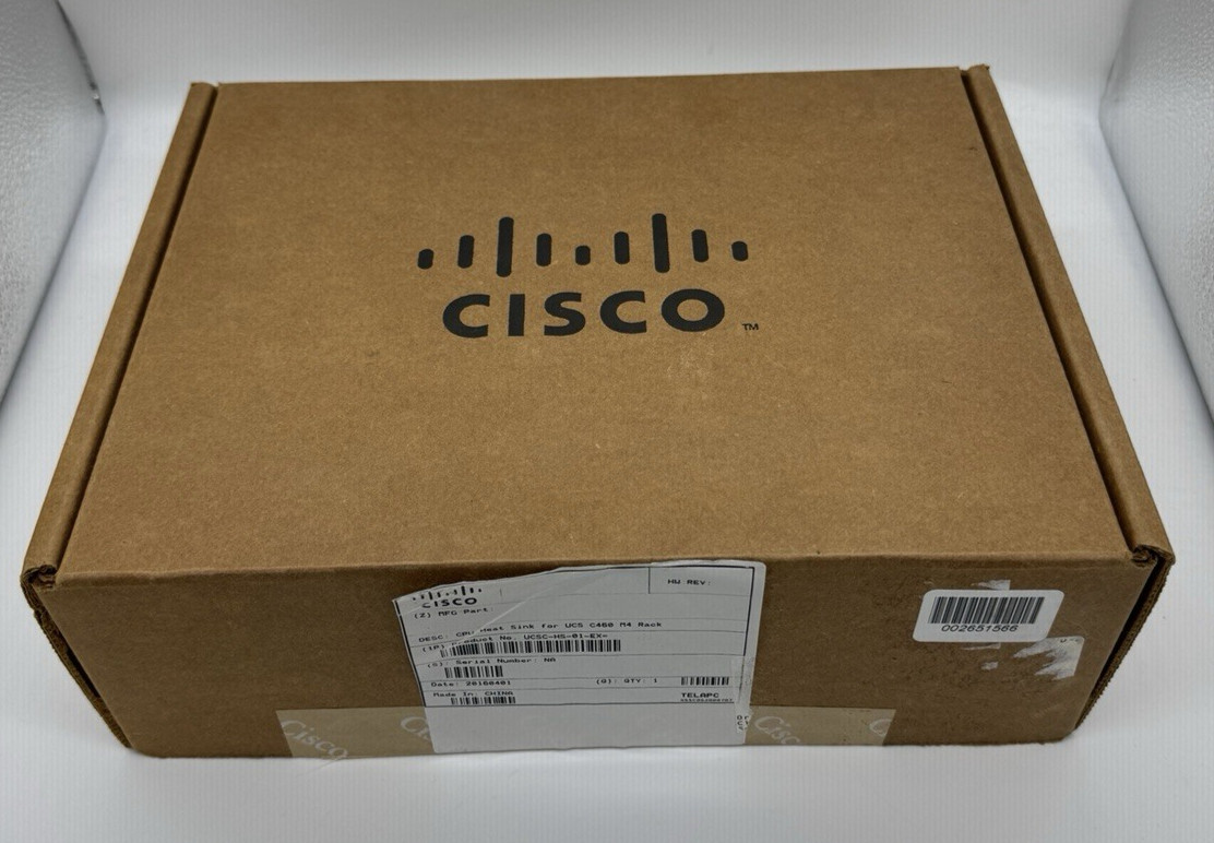 Cisco UCSC-HS-01-EX C460 M4 Heatsink New in Box
