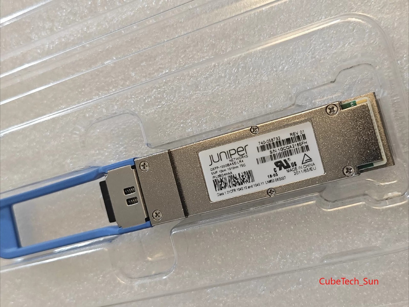 Original 1x Juniper QSFP-100GBASE-LR4 740-058732 SMF 10km 1310nm SFP Module