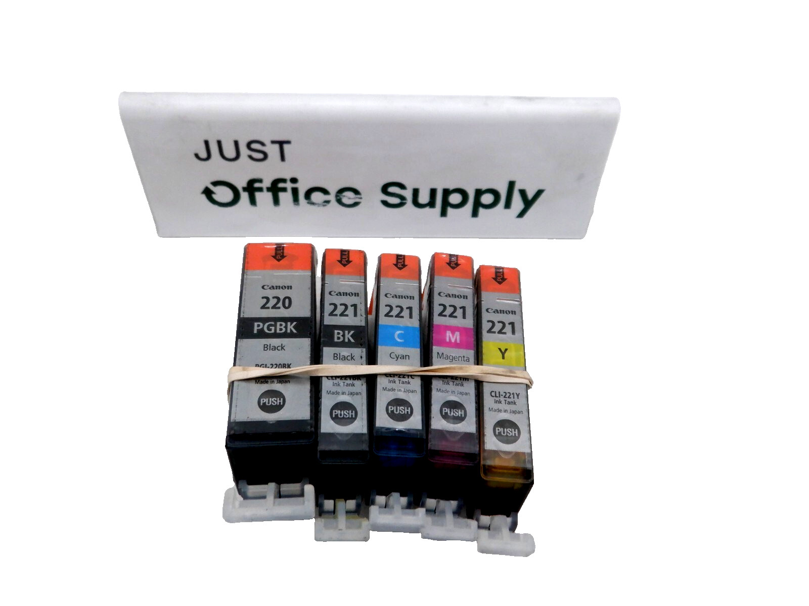 Genuine OEM Canon PG-220 Black & CL-221 Color Ink Bulk Packaging 