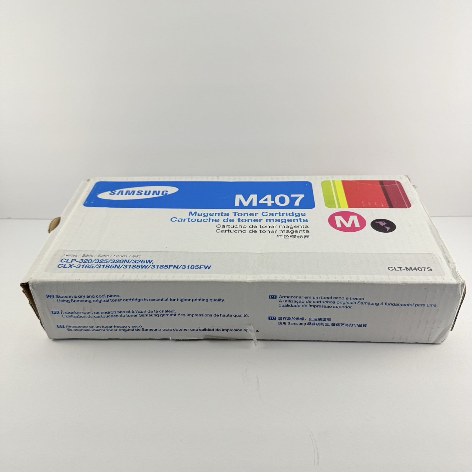 Genuine Samsung M407 Magenta Toner Cartridge - Expired. 2010. SEALED