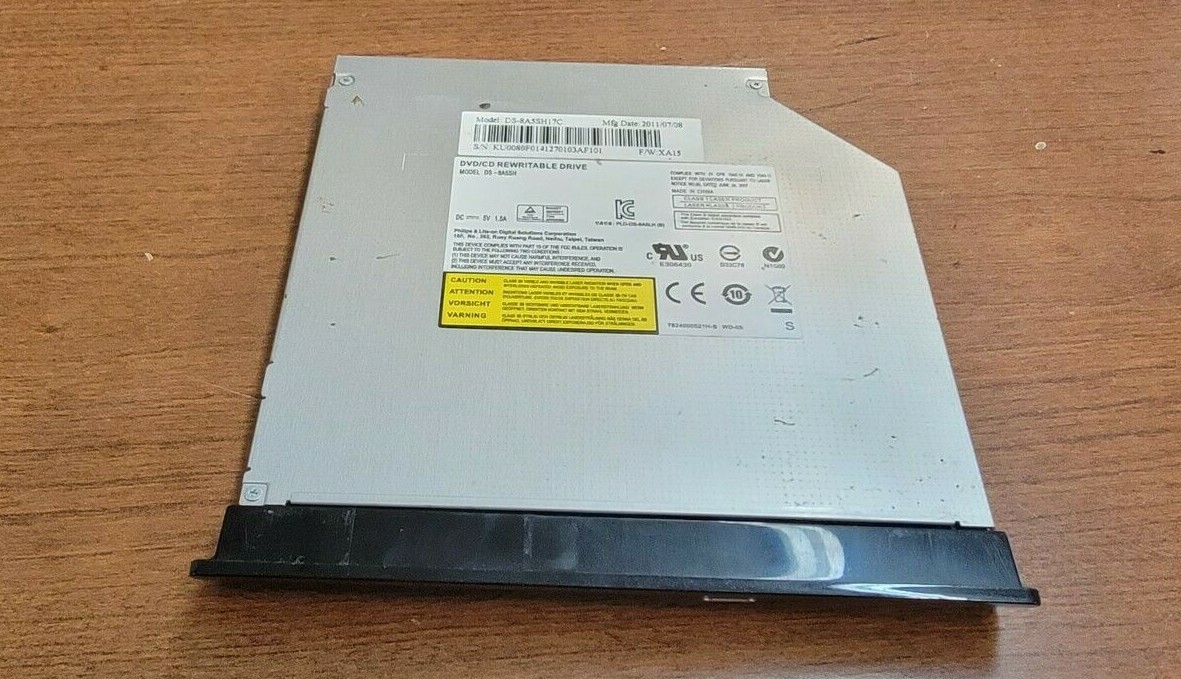 GENIUINE  ACER ASPIRE Z290G SERIES CD DVD OPTICAL DRIVE DS-8A5SH17C