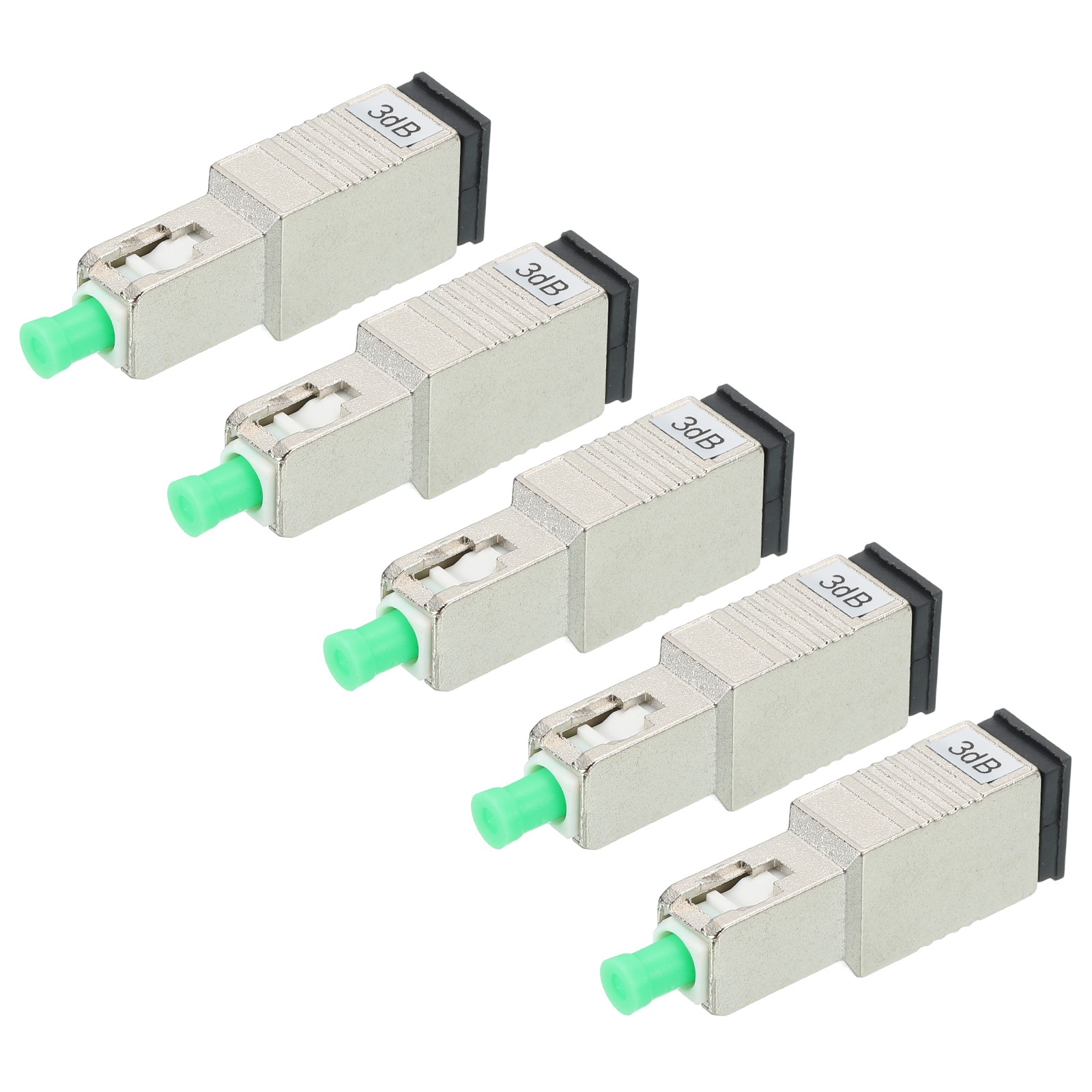5Pcs 3dB SC/APC Single Fashion Optical Attenuators for Male-Female Connectors