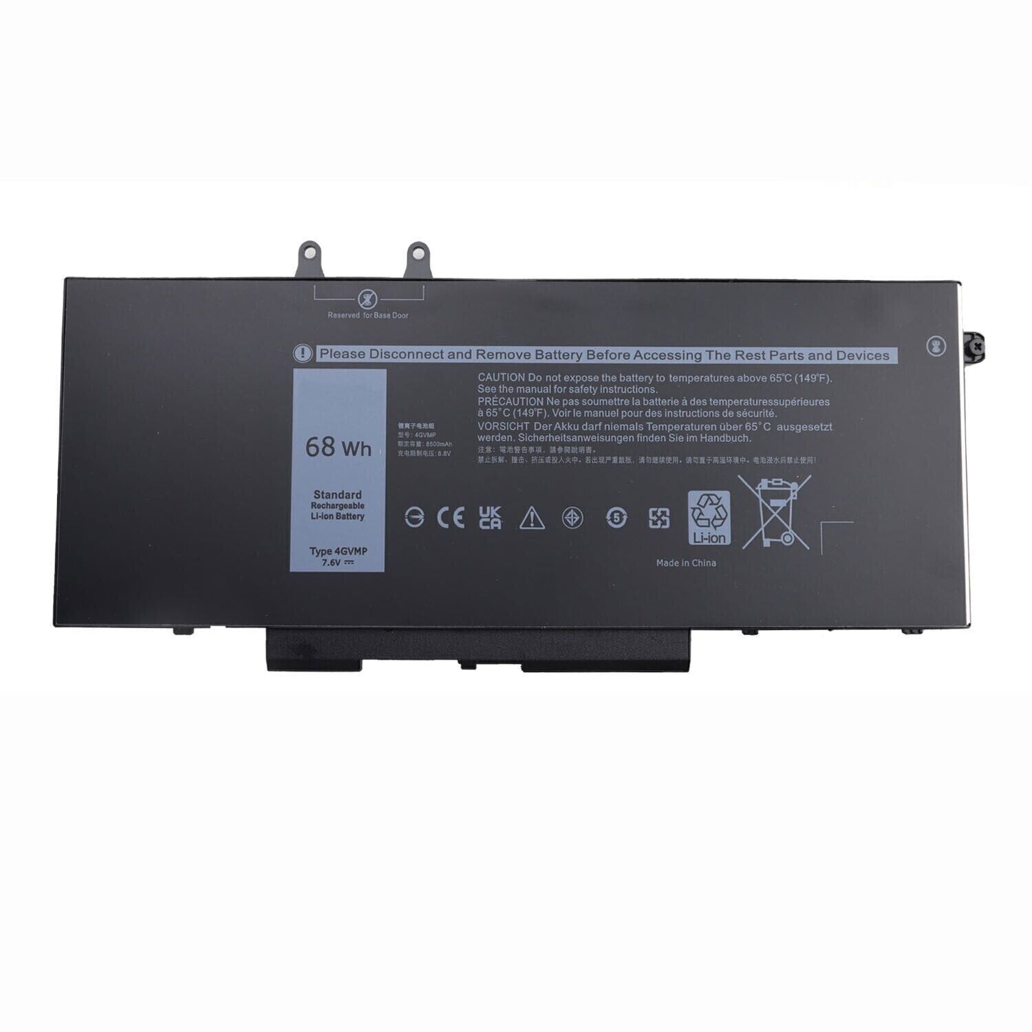 4GVMP Battery For Dell Latitude 5400 5500 Precision 3540 9JRYT C5GV2 /Charger