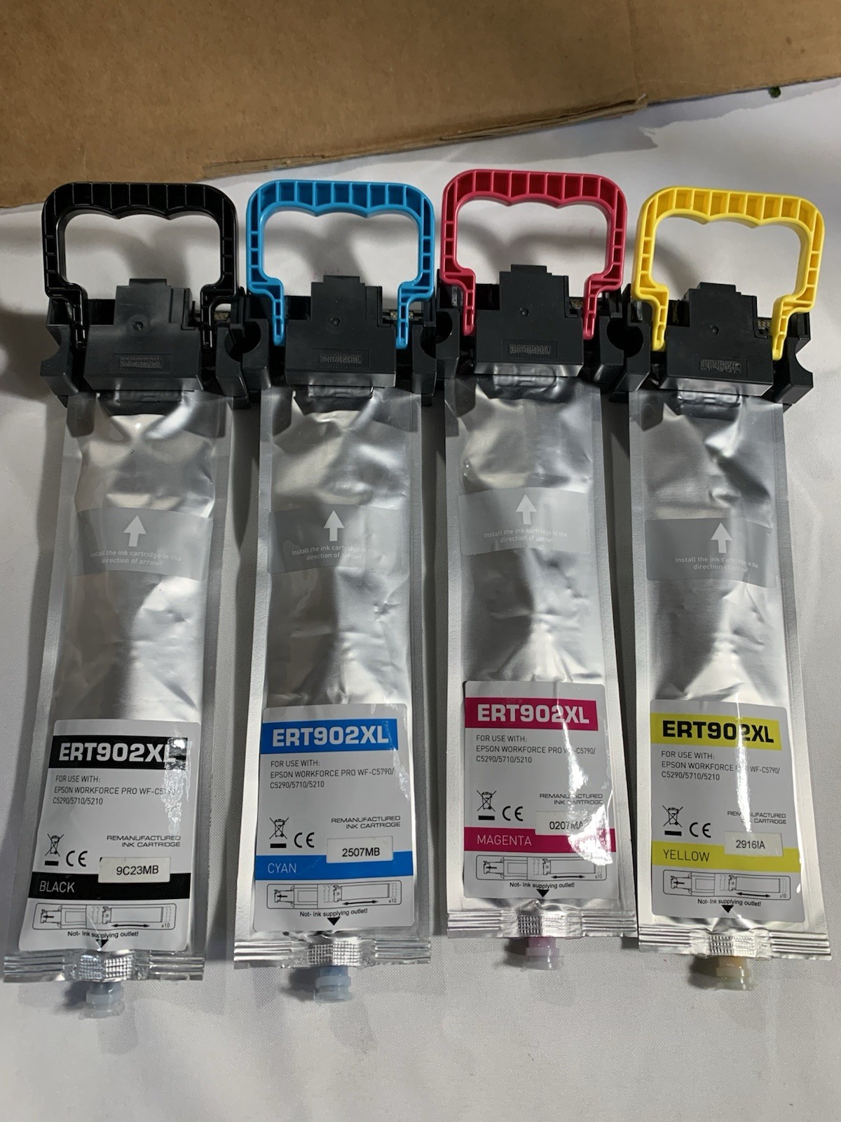 ERT902XL 902XL Ink Cartridges 4-Pack For Epson WorkForce Pro WF-C5790