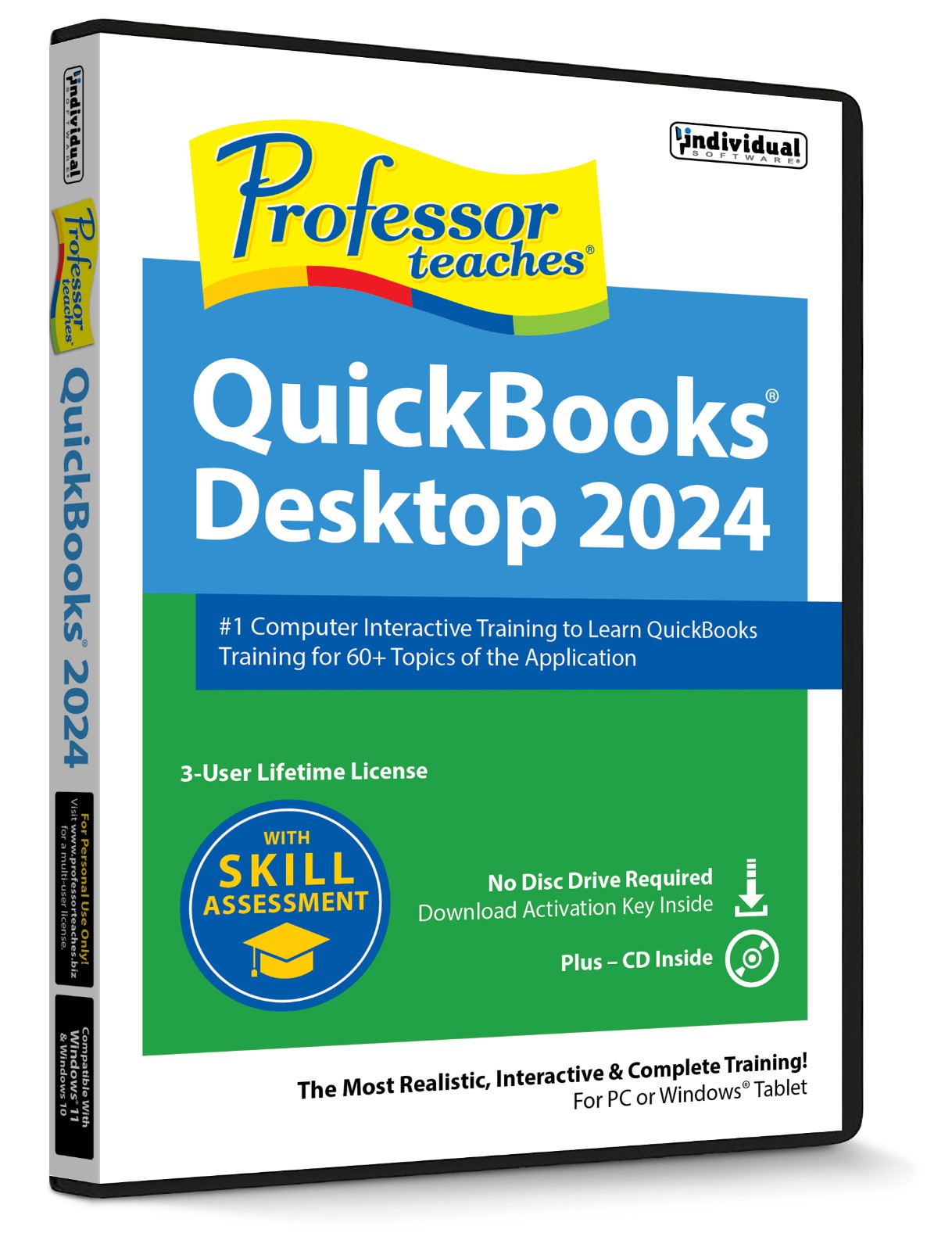 Professor Teaches QuickBooks Desktop 2024 Training Course PC CD Key 3 User