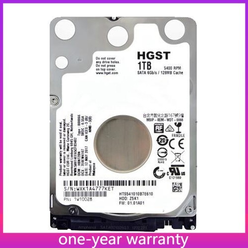 HTS541010B7E610 HGST 5400 RPM 1TB SATA III 6Gbps 2.5" Laptop Hard Drive HDD