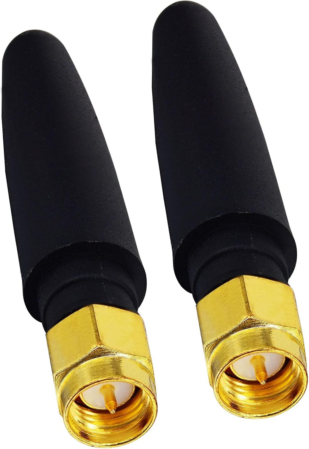 2-Pack 2.4Ghz Mini Wifi Antenna 2Dbi FPV Antenna Omni Directional SMA Male Omni-