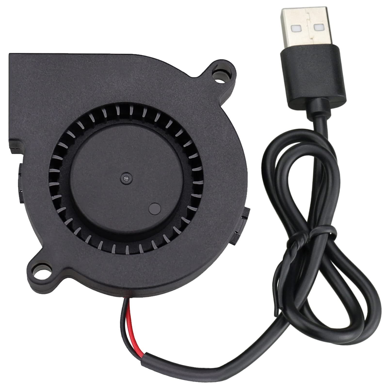 50mm USB Blower Fan with 3 Speeds Control 5015 5V Turbine Turbo Fan