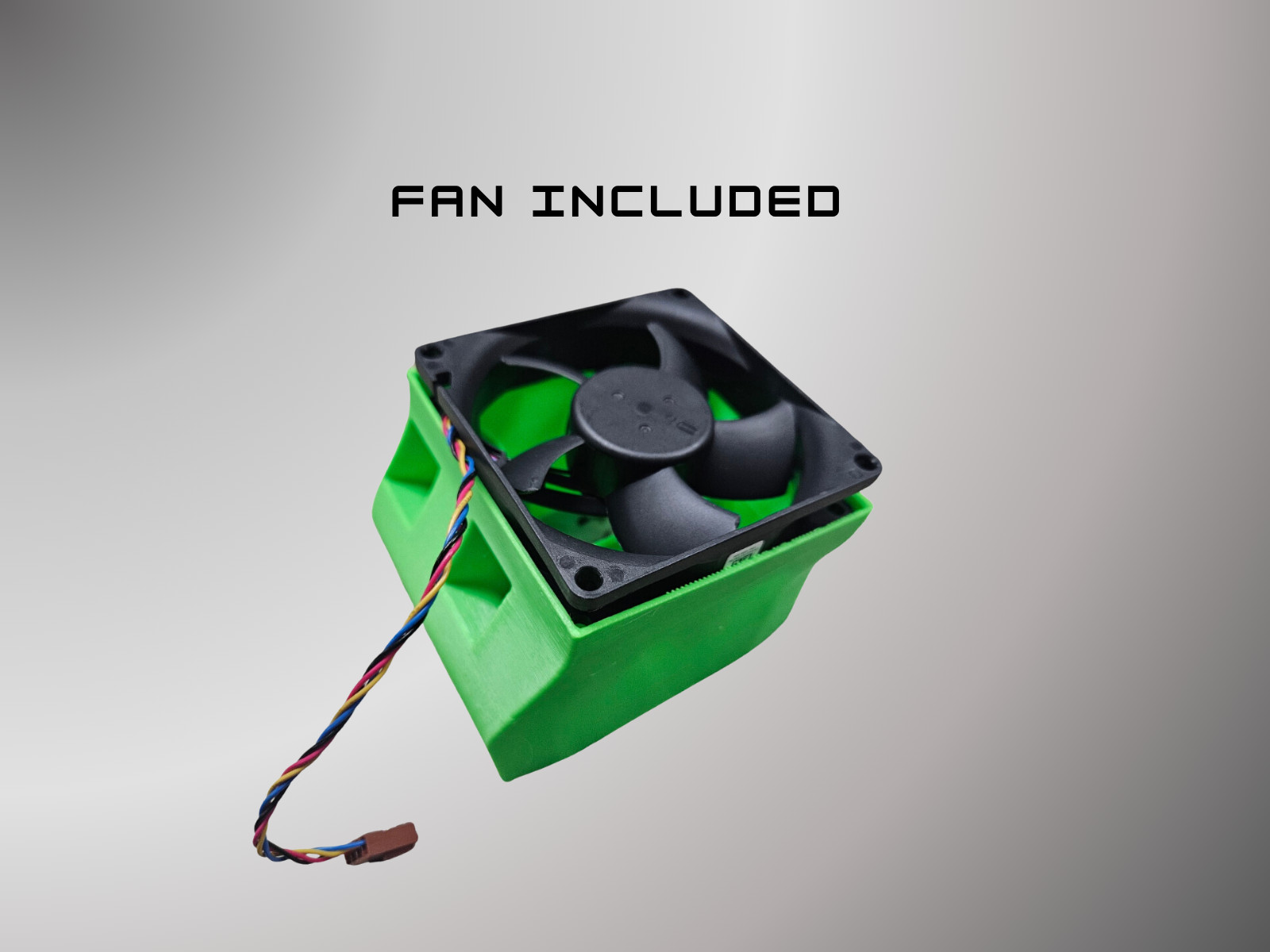 Nvidia Dual Tesla GPU Cooling Fan Shroud Mounting K60 M40 P100 Accelerator Card 