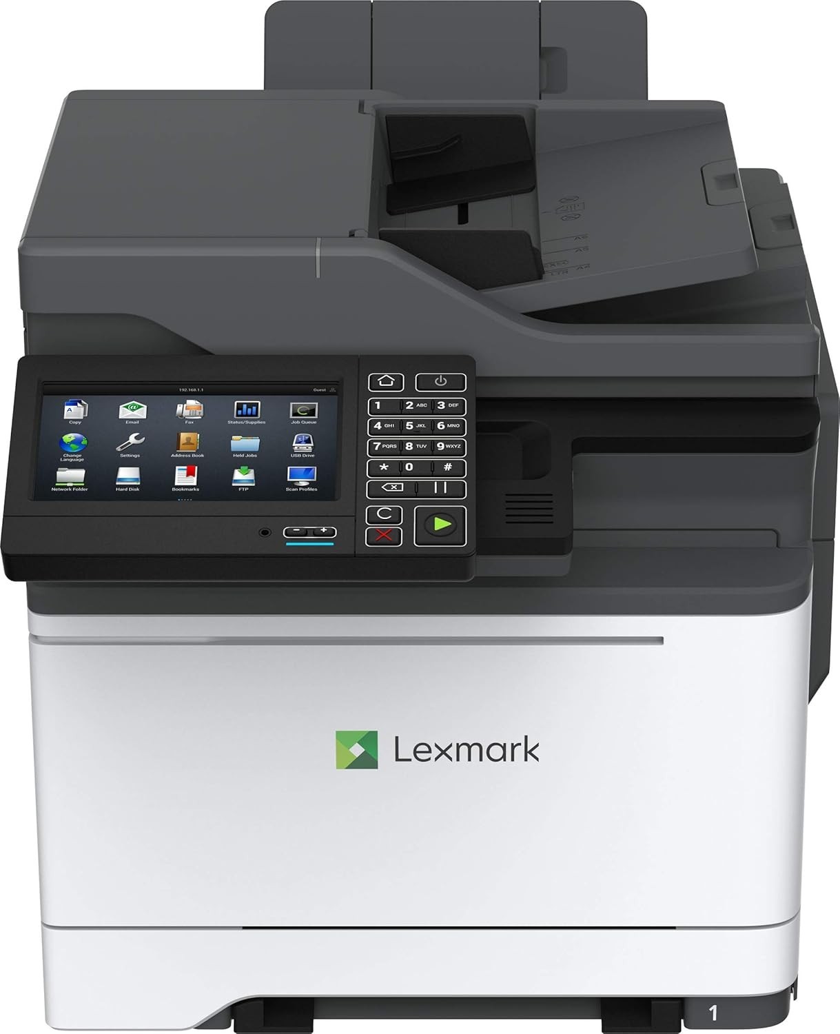 Lexmark CX622ADE Color Laser Printer 42C7380 AIM-ReCertify Used Toners Included