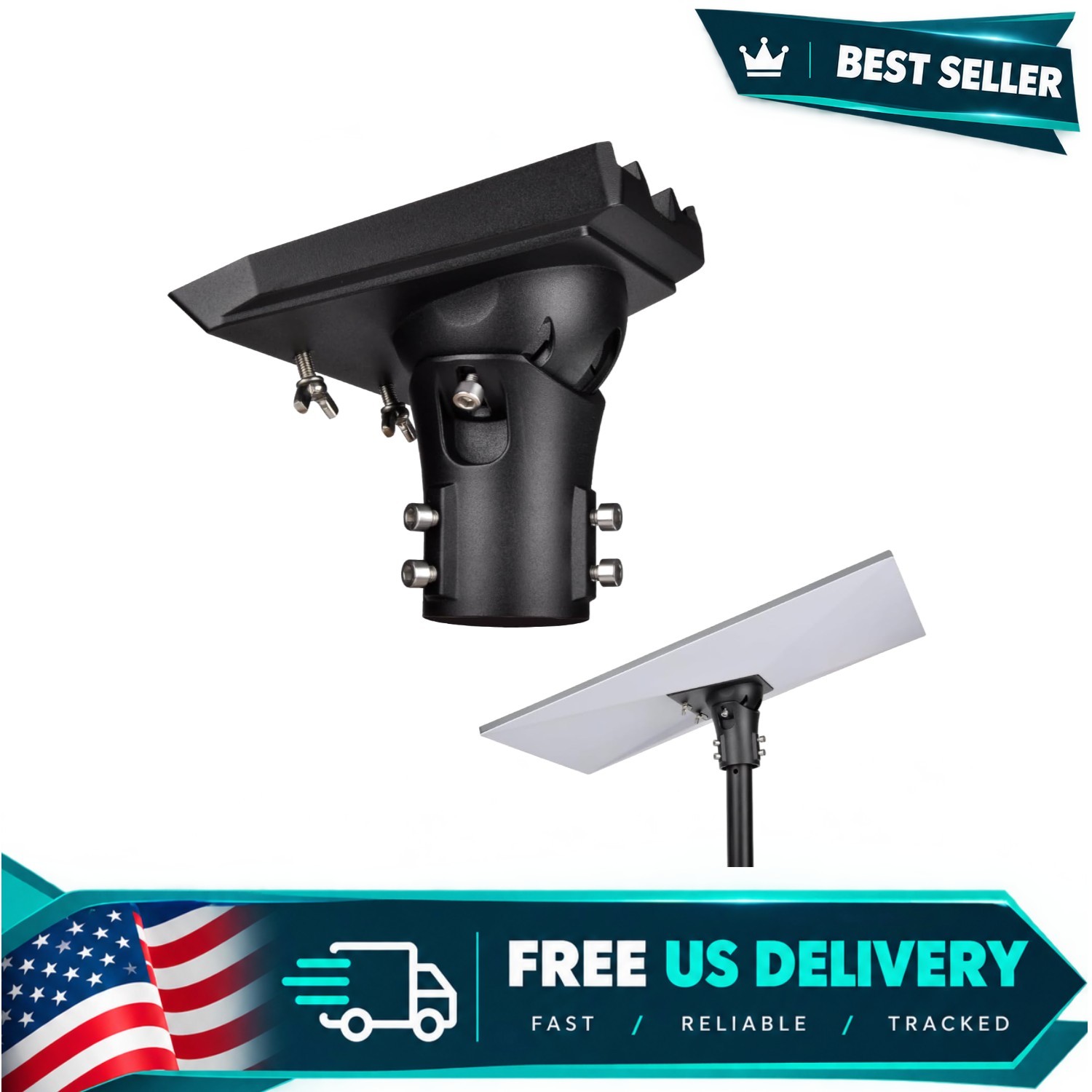 Versatile Pipe Adapter for Starlink Gen 3/Standard 4/4X Dish - Compact Size