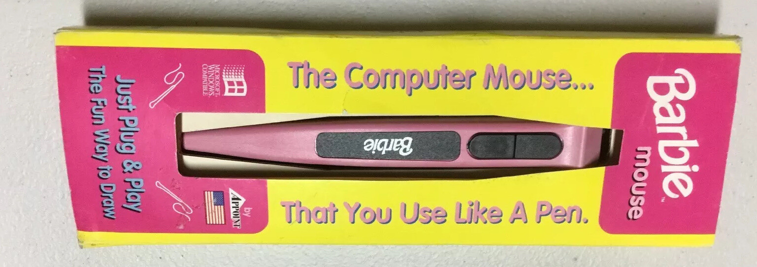 Appoint Barbie Computer Mouse Pen / PS2 Connector
