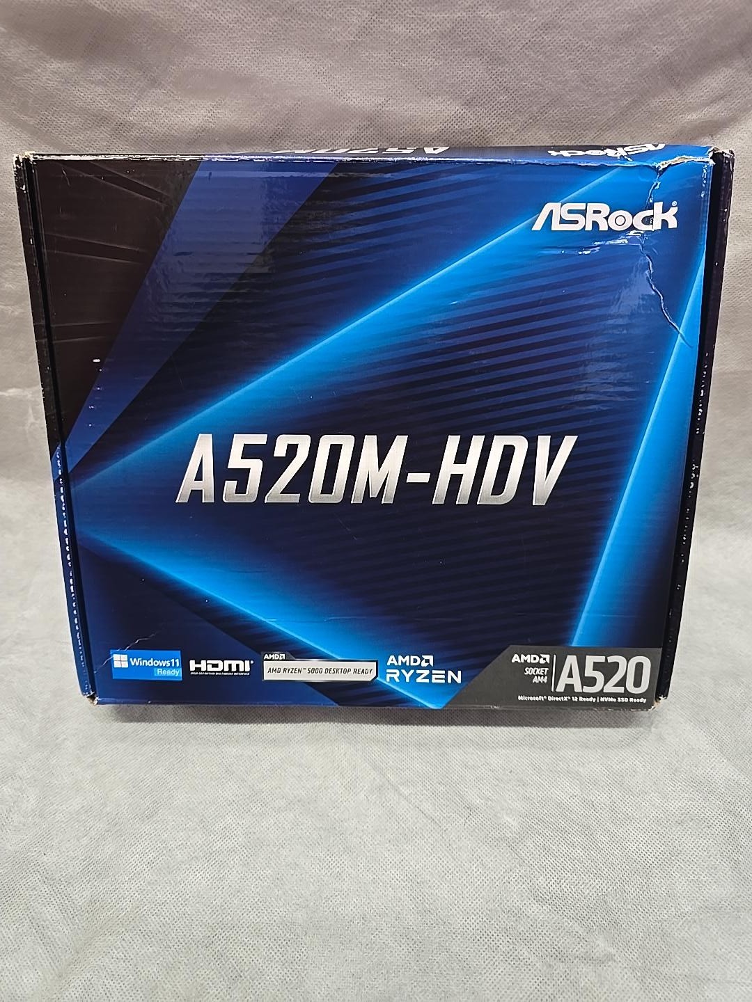 ASRock A520M-HDV AMD AM4 A520 Micro ATX DDR4 Motherboard HDMI M.2 w/ Box