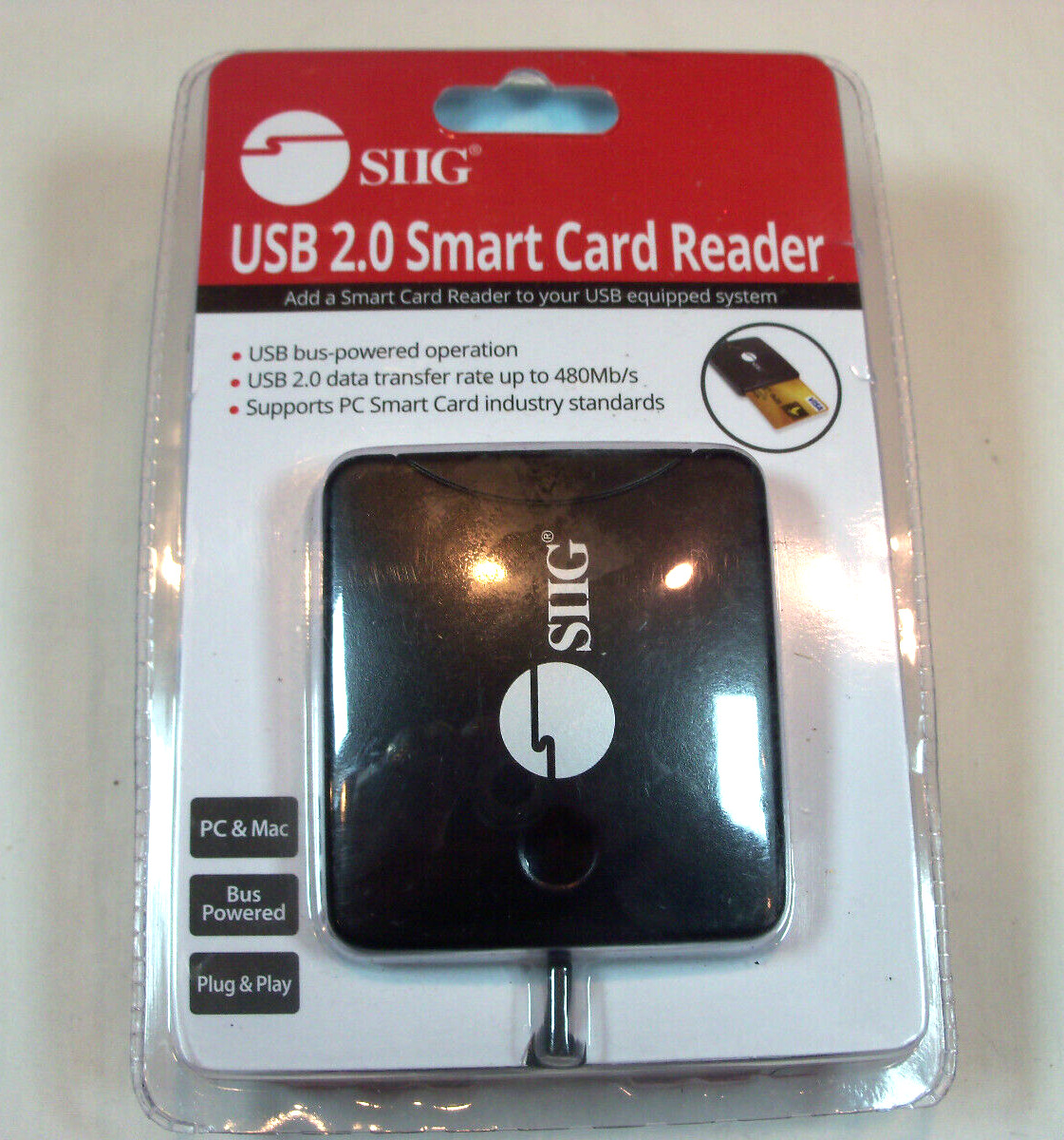 SIIG All-in-one USB 2.0 Multi-Slot Card Reader/Writer Apple Mac PC JU-MR0C12-S1