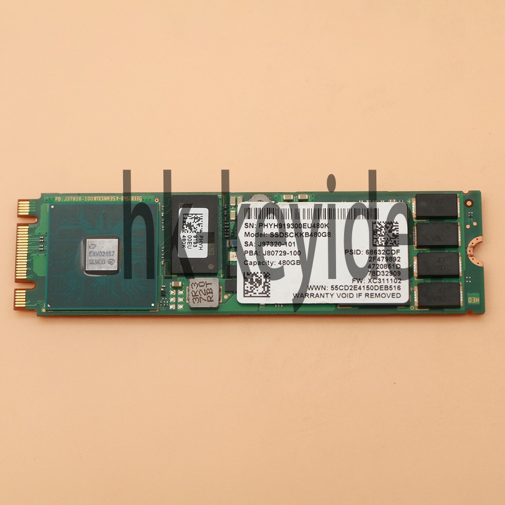 Intel SSDSCKKB480G8 480GB M.2 2280 SATA SSD D3-S4510 Series