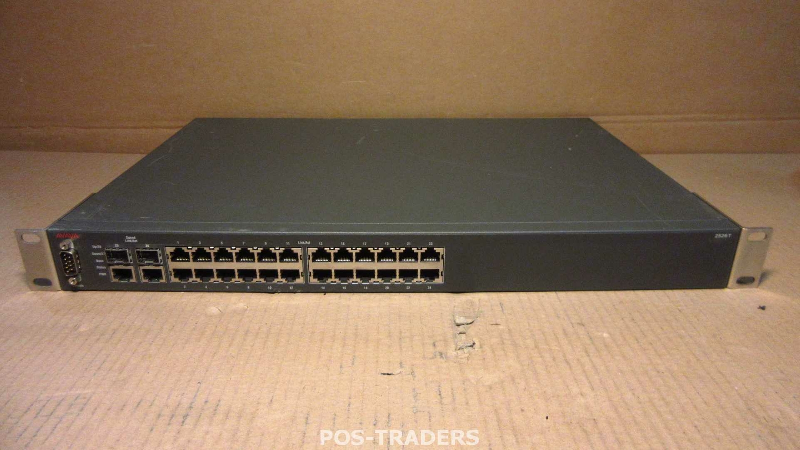 Nortel Avaya 2526T 24-Port 10/100 Managed Switch + 2x SFP AL2500A01-E6 + EARS