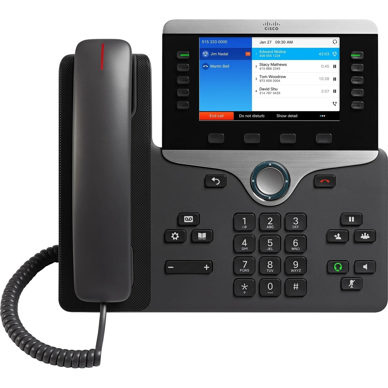 Cisco CP-8841-K9 8841 IP Phone 5-Line Gigabit PoE VoIP Color LCD Business NEW
