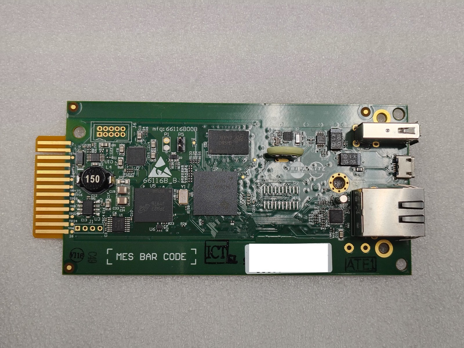 Tripp Lite 66116B-B WEBCARDLX Web Management Card Web-LX/L No Faceplate