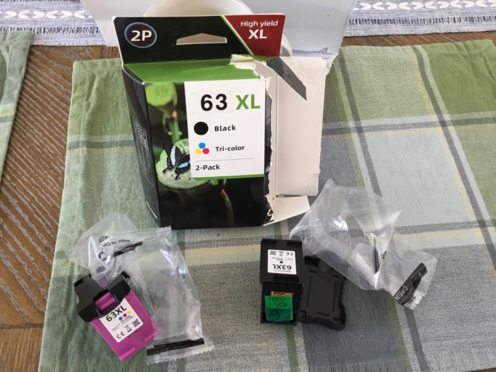 HIGH YIELD 63 XL Black & Color ink cartreges 
