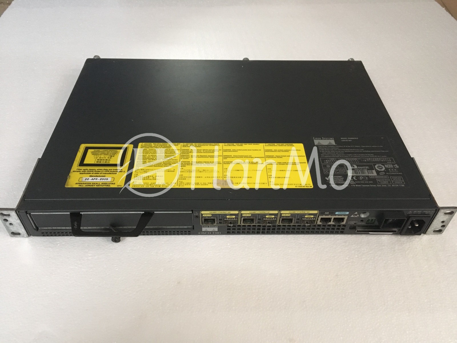 1PCS Cisco 7301-AC Router 1GB/128F 3 GE NPE-G1 W/Rack Tested USED