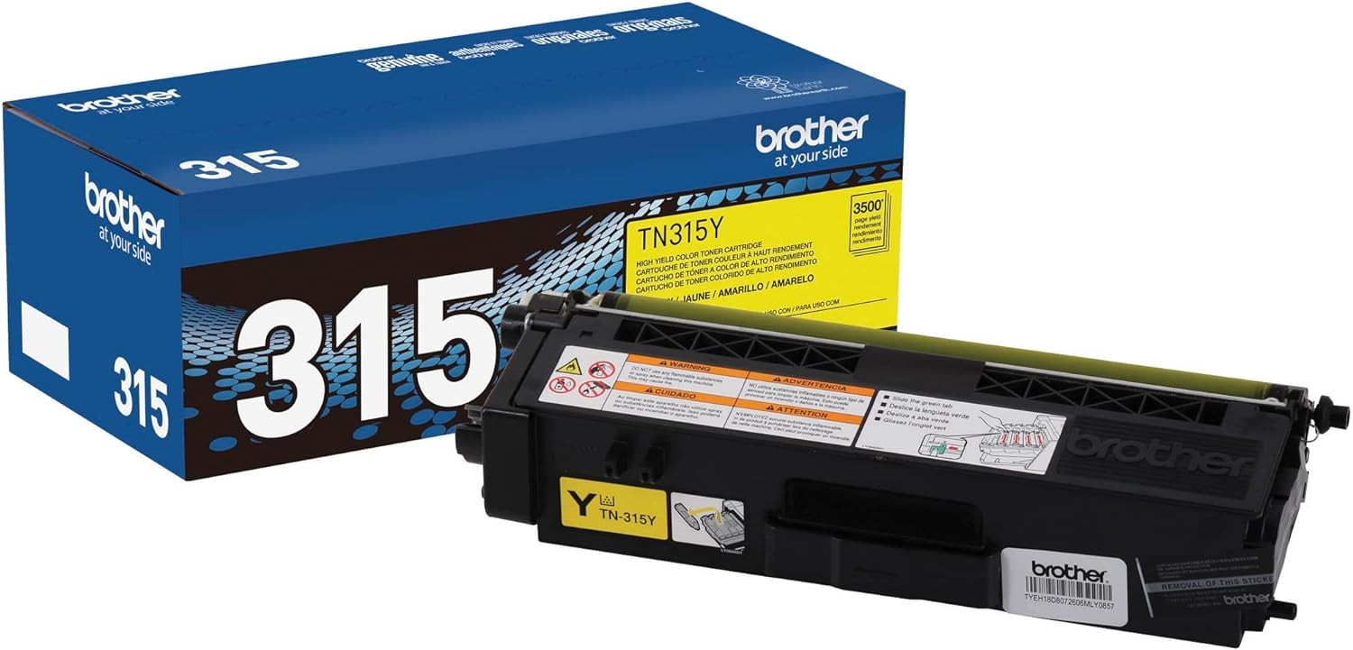 Brother TN-315Y DCP-9050 9055 9270 HL-4140 4150 4570 MFC-9460 Single, Yellow 