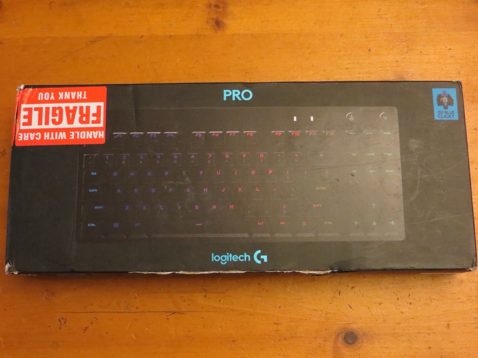 Logitech Pro Gaming Keyboard Model: YU0039 Mechanical Keyboard wired RGB