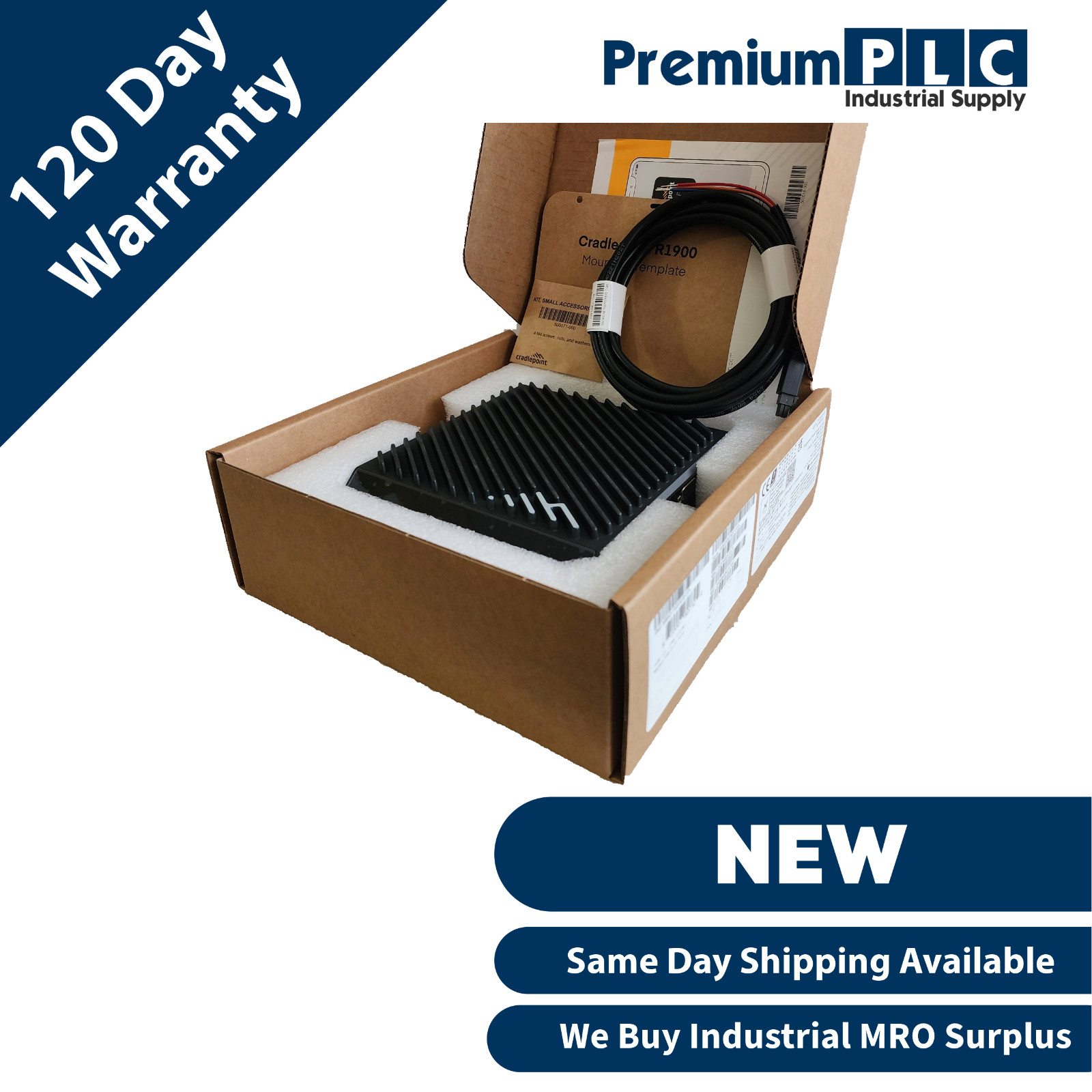 NEW CRADLEPOINT R1900 5GB DUAL-BAND WIRELESS WIFI 6 ROUTER MBA3-19005GB-GA