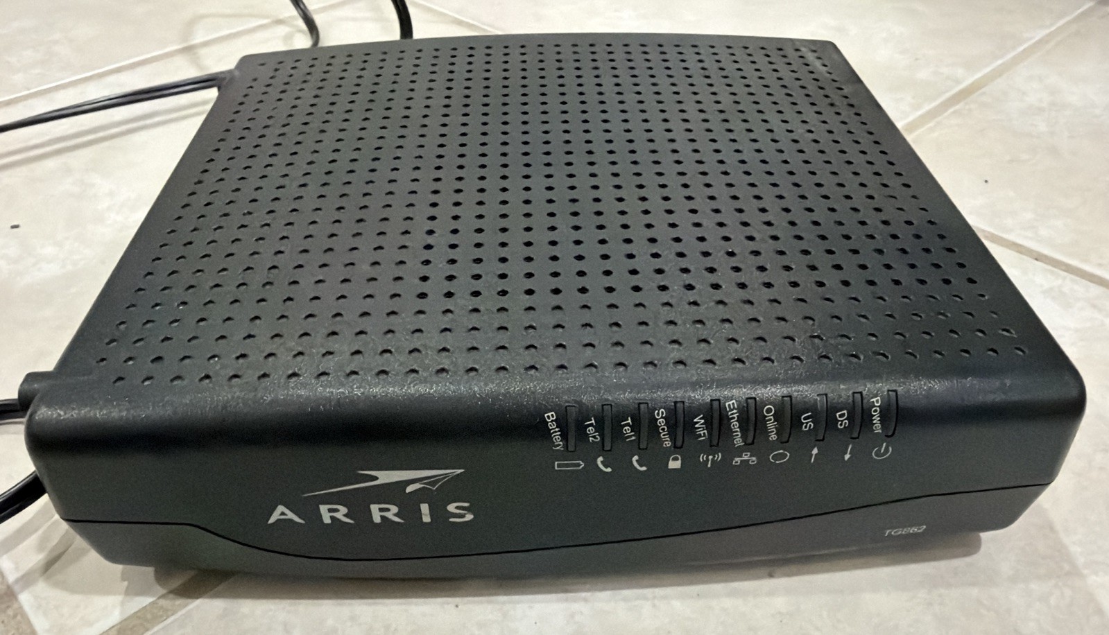 ARRIS TG862G/NA-8 WIRELESS CABLE MODEM ROUTER WIFI GATEWAY
