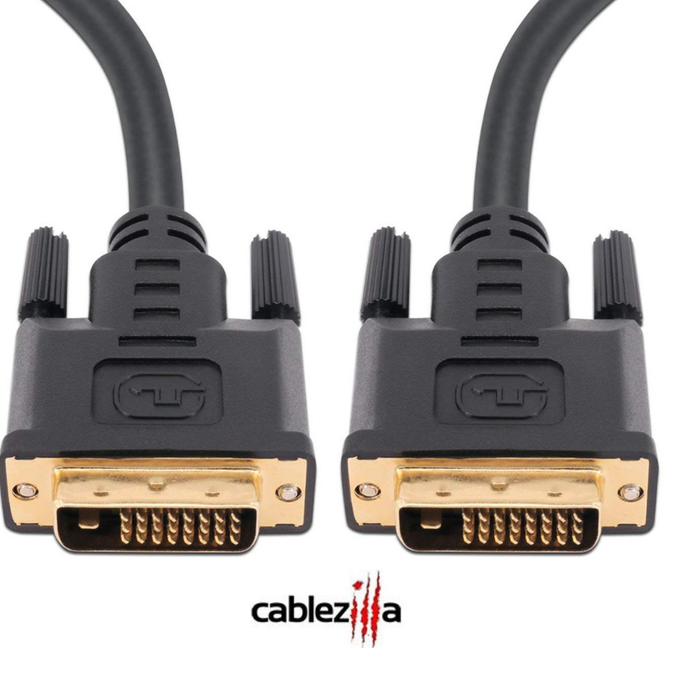 DVI-D to DVI-D Cable Male/Male Dual Link 24+1 Pin PC HDTV Monitor Display Cord