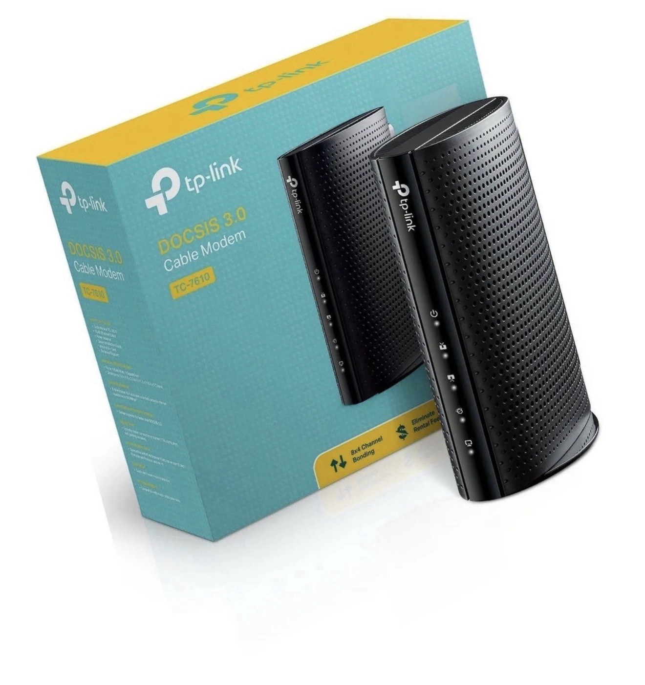 TP-Link TC-W7960 DOCSIS 3.0 Cable Modem Router Combo | 8x4 Channel Bonding #R5